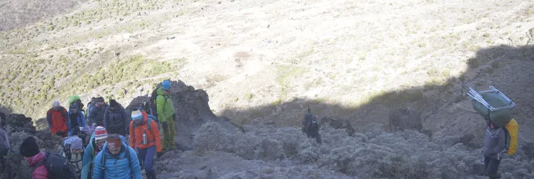Barranco Camp To Karanga Camp